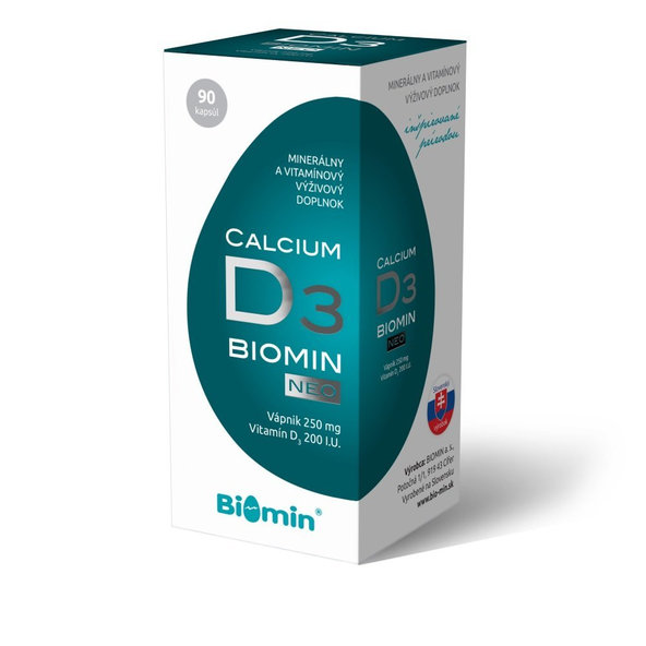 Calcium s vitamínom D 90cps