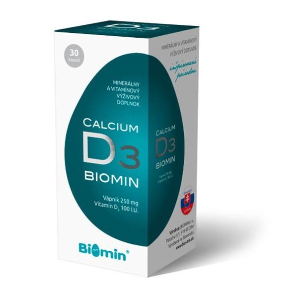 Calcium s vitamínom D 30cps