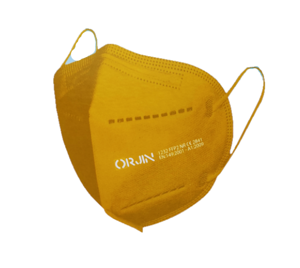 E-shop Orjin Jednorázový respirátor FFP2 NR žltý 10ks
