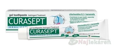 E-shop CURASEPT Astringent gélová zubná pasta