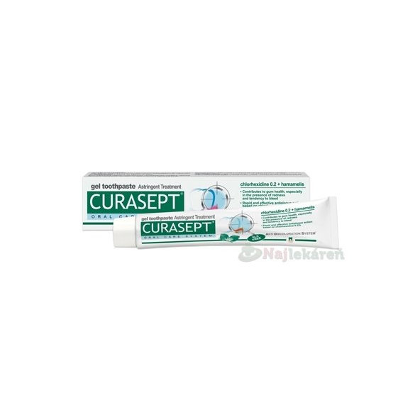 CURASEPT Astringent gélová zubná pasta