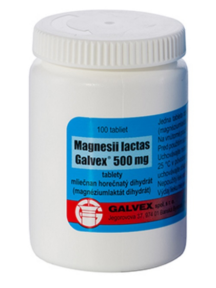 E-shop Galvex Magnéziové tablety 50 x 500 mg