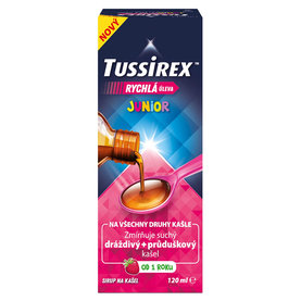 TUSSIREX Junior sirup  na kašeľ 120 ml