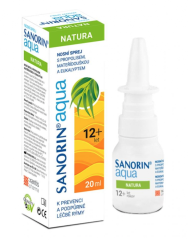 E-shop Sanorin Aqua NATURA nosový sprej 20 ml