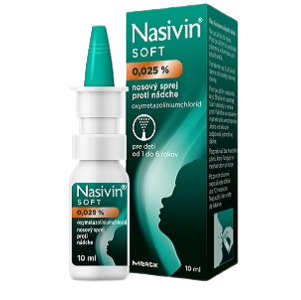 E-shop NASIVIN SOFT 0,025 % nosový sprej pre deti 10 ml