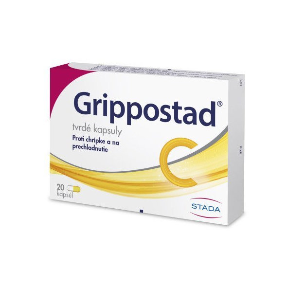 Grippostad C na bolesť a horúčku 20 kapsúl