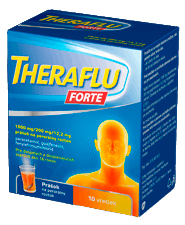E-shop THERAFLU FORTE na chrípku a nachladnutie 10 vreciek