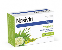 E-shop NASIVIN SINUS na upchatý nos 20 tbl