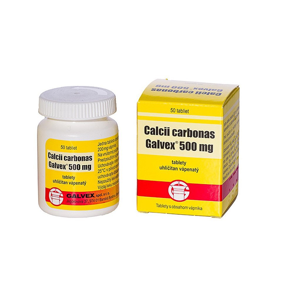 E-shop Calcii carbonas Galvex 500 mg
