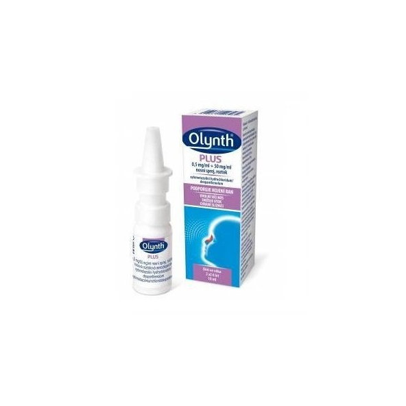 OLYNTH PLUS 0,5 mg/50 mg/ml na liečbu nádchy 10 ml