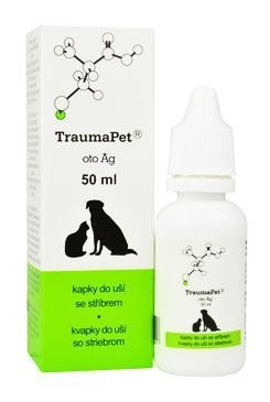 E-shop TraumaPet kvapky do uší so striebrom pre psy a mačky 50ml
