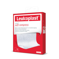 LEUKOPLAST® Cutisoft® soft compress 7,5x7,5cm, 12ks