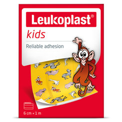 LEUKOPLAST KIDS Vodeodolná náplasť na rany pre deti, pás 6cmx1m 1 ks