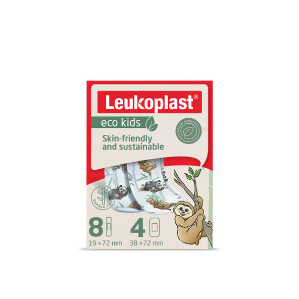 LEUKOPLAST ECO Kids detské náplasti, 2 veľkosti 12 ks