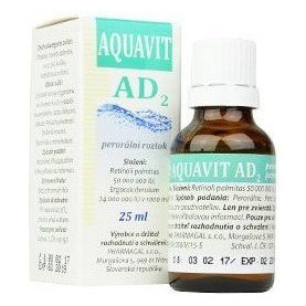 Aquavit AD2 perorálny roztok pre zvieratá 25ml
