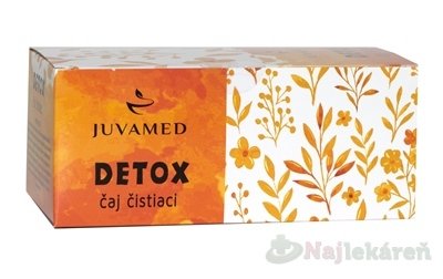 E-shop JUVAMED DETOX čaj čistiaci, 20x1,5g
