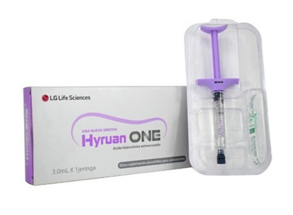E-shop Hyruan ONE gél intraartikulárny v inj. striekačke (2% kys. hyalurónová), na bolesť 3 ml