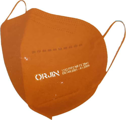 E-shop Orjin Jednorázový respirátor FFP2 NR oranžový 10ks