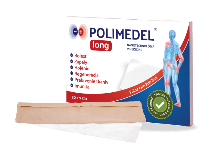E-shop POLIMEDEL polymérová fólia pri bolestiach krížov a chrbta 1 ks