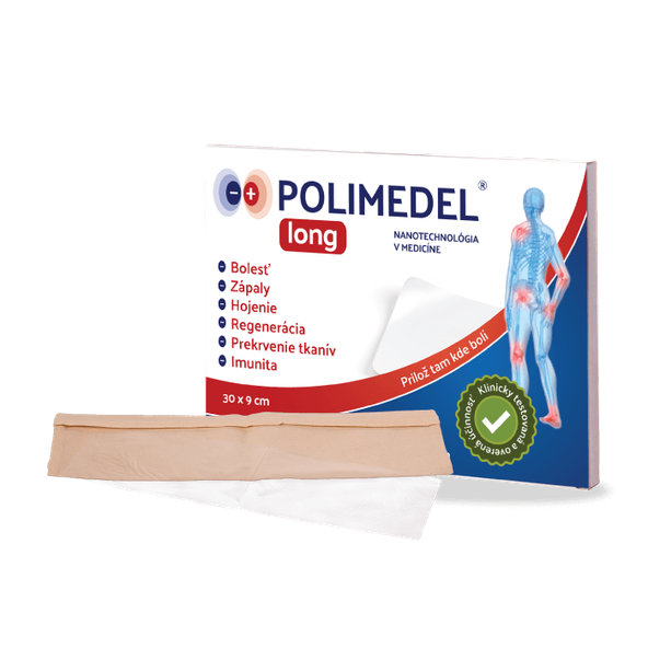 POLIMEDEL polymérová fólia pri bolestiach krížov a chrbta 1 ks