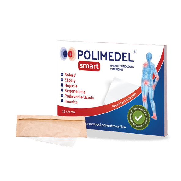 POLIMEDEL polymérová fólia pri bolestiach 1 ks