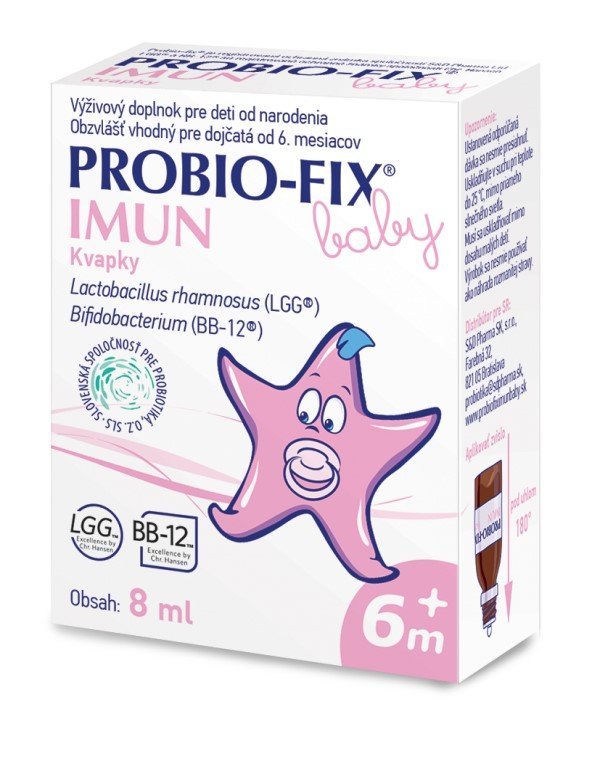 E-shop PROBIO-FIX IMUN baby kvapky na podporu správneho trávenia, 1x8ml