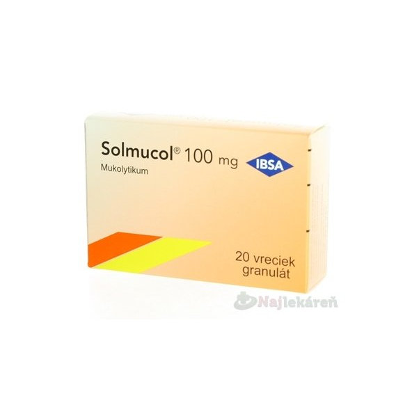 Solmucol na vykašliavanie 20 x 100 mg