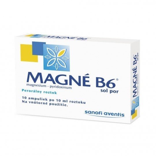 E-shop MAGNE-B6 nedostatok horčíka 10x10 ml