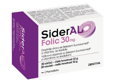 E-shop SiderAL Folic 30 mg, 20 ks