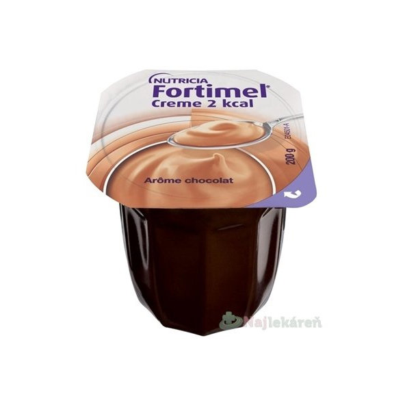 Fortimel Creme 2 kcal s čokoládovou príchuťou, 24x200g