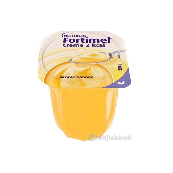 Fortimel Creme 2 kcal s banánovou príchuťou, 24x200g