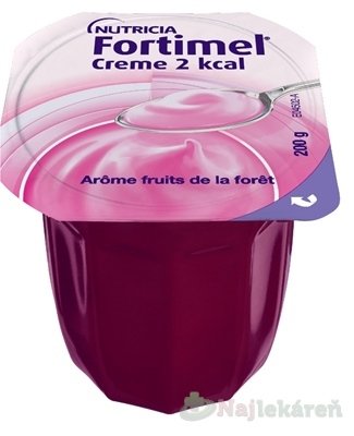 E-shop Fortimel Creme 2 kcal s príchuťou lesné ovocie, 24x200g