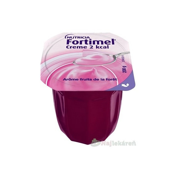 Fortimel Creme 2 kcal s príchuťou lesné ovocie, 24x200g