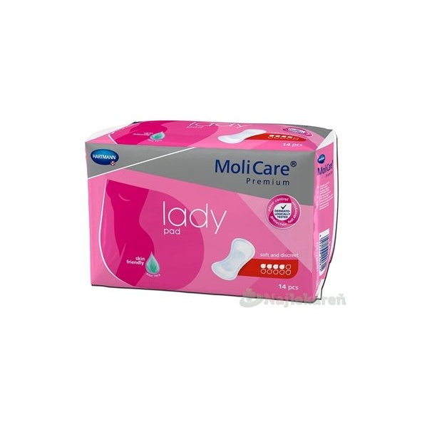 MoliCare Premium lady pad 4 kvapky, inkontinenčné vložky 14ks