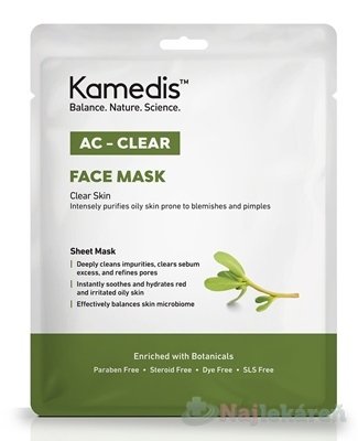 E-shop Kamedis AC-CLEAR FACE MASK, 15ml