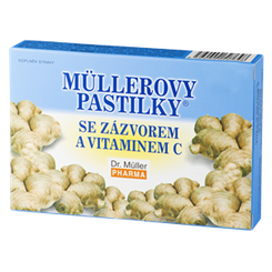 MÜLLEROVE PASTILKY so zázvorom 24 pastiliek