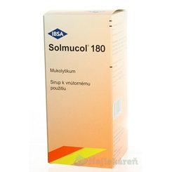 Solmucol sirup na vykašliavanie 180 ml