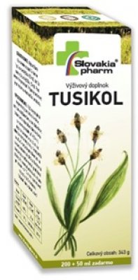 E-shop Slovakiapharm TUSIKOL sirup s vitamínom C na kašeľ 250 ml