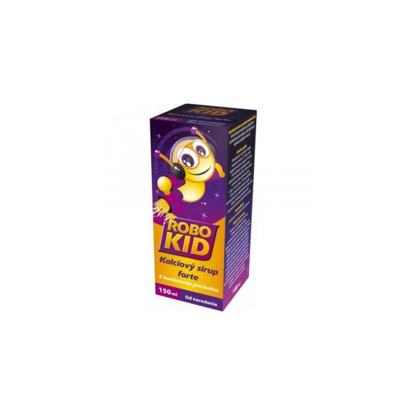 RoboKid Kalciový sirup forte s banánovou príchuťou 150 ml
