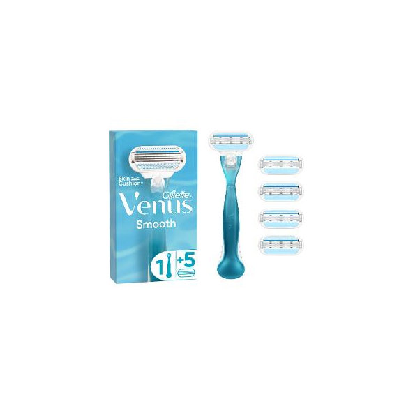 Gillette Venus Smooth holiaci strojček + 5 náhradných hlavíc