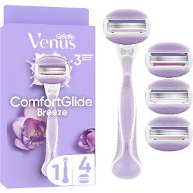 Gillette Venus Comfort holiaci strojček + 4 náhradné hlavice