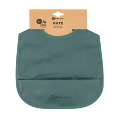 PETITE&MARS Podbradník PU Nate Misty Green 6m+