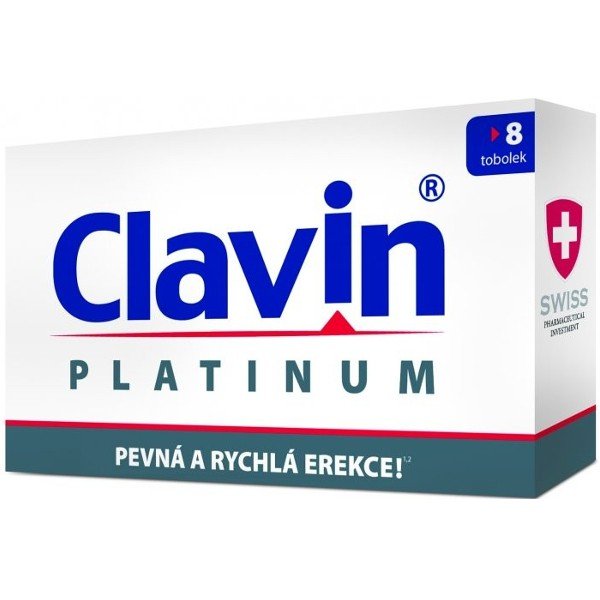 E-shop Clavin platinum na podporu erekcie 8 tbl