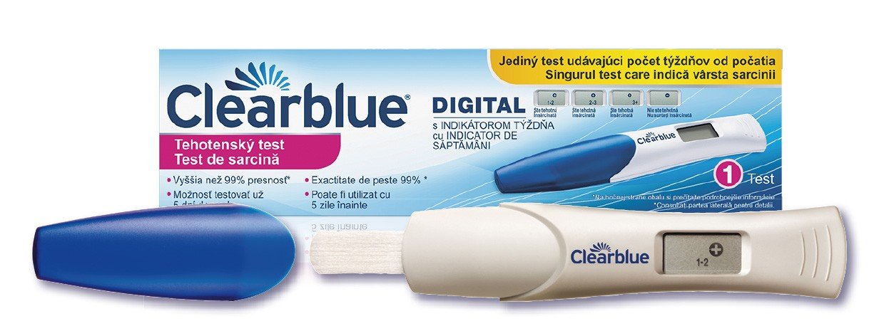 E-shop Clearblue DIGITAL tehotenský test s indikátorom termínu počatia
