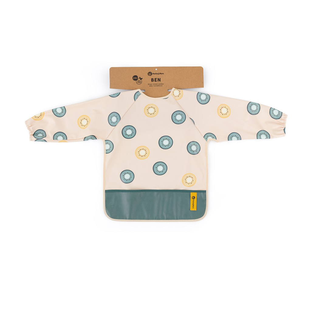PETITE&MARS Podbradník s dlhým rukávom Ben Beige Citrus