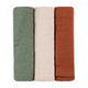 PETITE & MARS Sada plienok Moussy Earth Tones 68 x 68 cm 3 ks