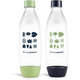 SODASTREAM  Fľaša fuse 2x1l green/blue DW-safe