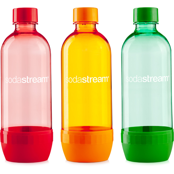 SODASTREAM Fľaša TRIPACK 1l ORANGE/GREEN/RED