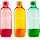 SODASTREAM Fľaša TRIPACK 1l ORANGE/GREEN/RED