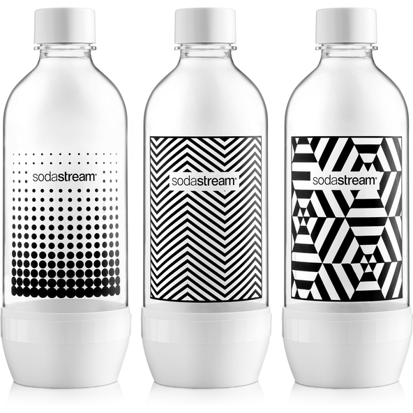 SODASTREAM Fľaša TRIPACK 1l BLACK&WHITE
